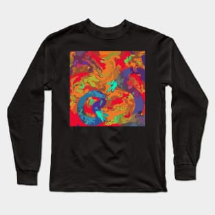 Abstract Dragon Long Sleeve T-Shirt